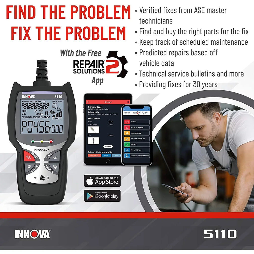 INNOVA 5110 CarScan Bluetooth WiFi Code Reader Automotive Diagnostic Scan Tool