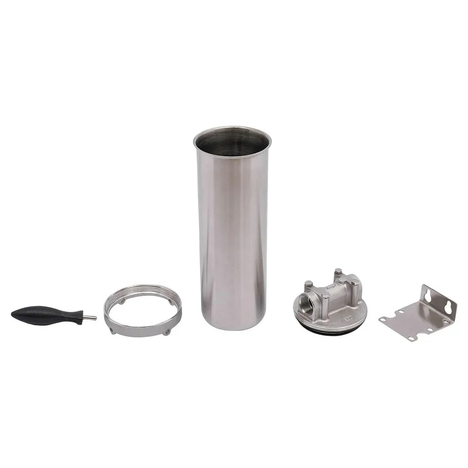Stainless Steel Water Filter Housing 10" Cartridges 3/4" R thread inlet & outlet