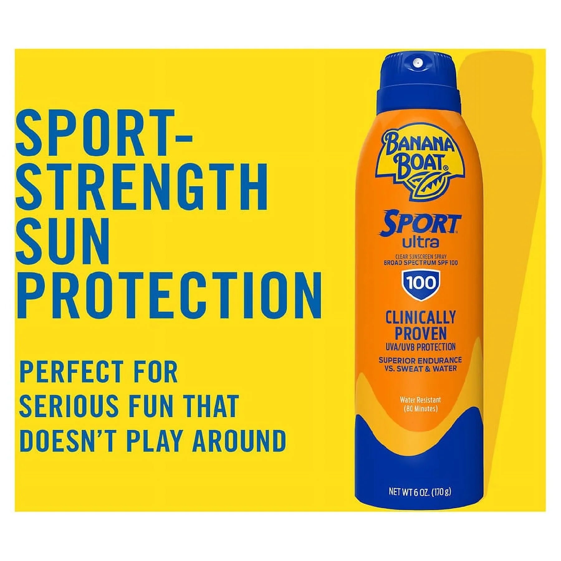 Banana Boat Ultra Sport Clear Sunscreen Spray SPF 100