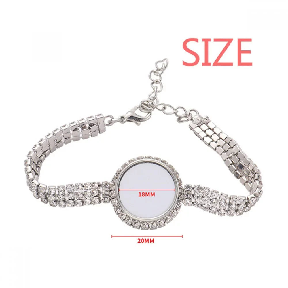 Deep Red Classic Cars Pattern Outline Tennis Chain Anklet Bracelet Diamond Jewelry