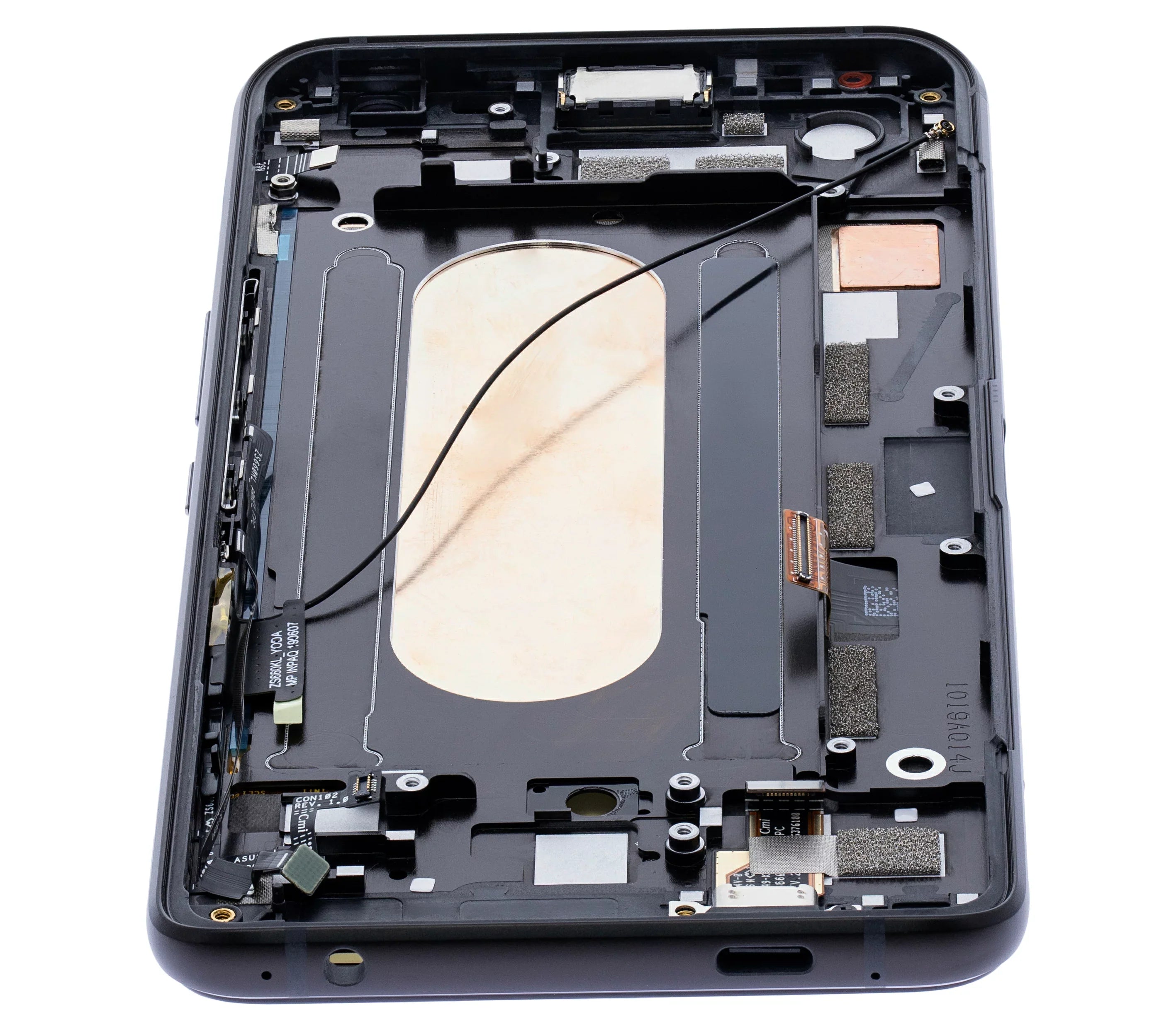 Gentlemen OLED Assembly With Frame Compatible For Asus ROG Phone 2 (ZS660KL) (Refurbished) (Matte Midnight