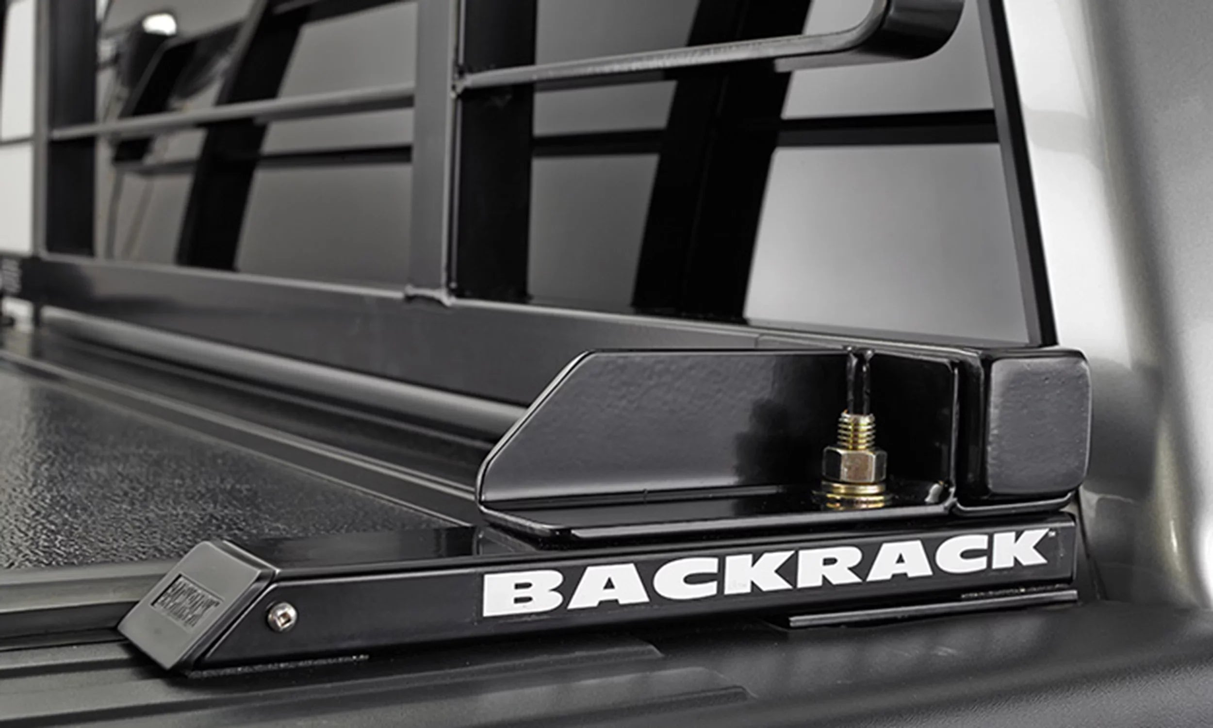 BACKRACK by RealTruck | Hardware Kit for use w/ Low-Profile Tonneau, Dark No Drill | 40117 | Compatible with 2002-2024 Ram 2500/3500; 2002-2018 Ram 1500
