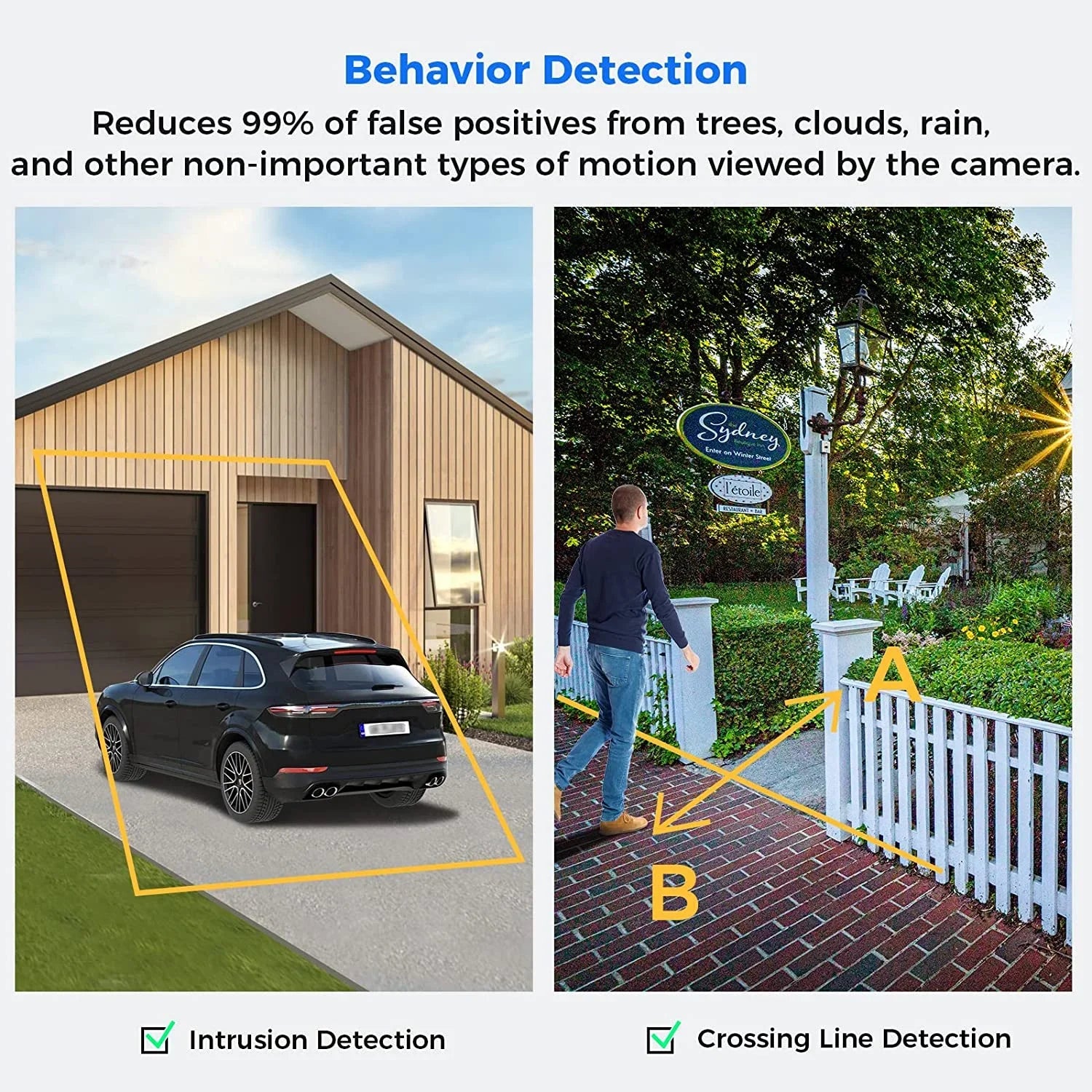 Hiseeu [2 Way Audio] 5MP IP PoE Security Camera, Security Camera Outdoor&Indoor, IP67 Waterproof, Night Vision, Human/Vehicle Detect Compatible PoE Security Camera System for 24/7 Record