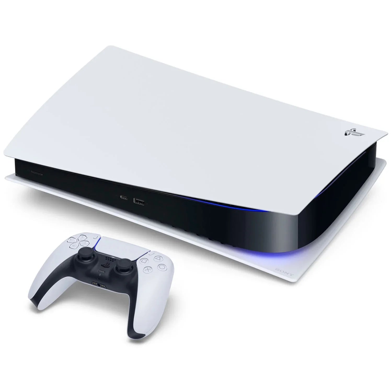 Sony Playstation 5 Disc (PS5 Disc) with Extra Pink Controller, Gran Turismo 7 Launch Edition and Ebony PULSE 3D Headset Bundle with Cleaning Cloth