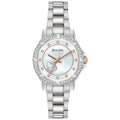 Bulova People Crystal Collection Mother Of Pearl Interface Watch - 98L232