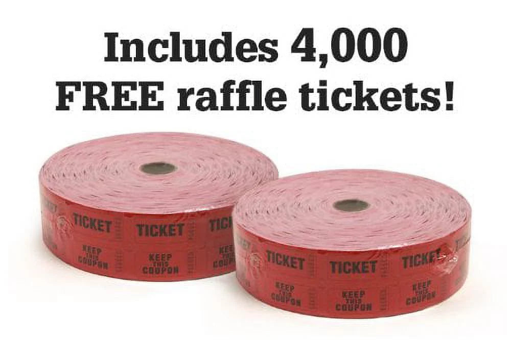 Midway Monsters Heavy Duty Acrylic Raffle Lottery Ticket Drum, Medium