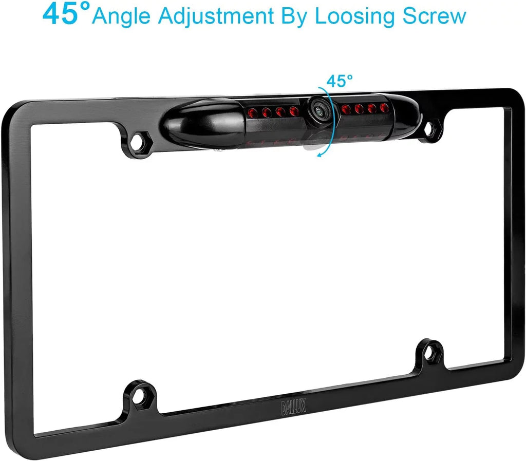 Backup Camera Rearview License Plate Frame for BOSS BOSS Car Radio Midnight