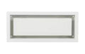 FITTES Aria Lite 10 in. x 6 in. White Framed Wall Vent
