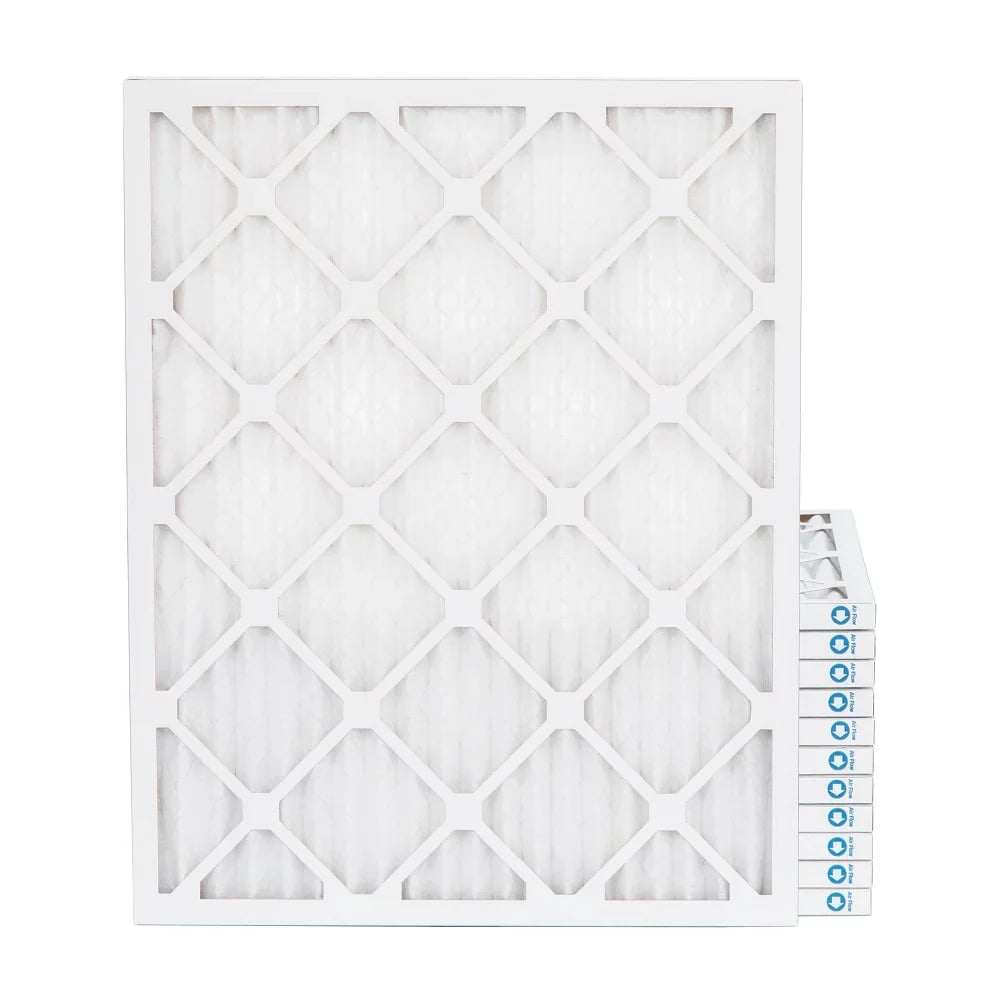 Pamlico Air 14x20x1 MERV 8 Pleated AC Furnace Air Filters. Case of 12. Actual Size: 13-1/2 x 19-1/2 x 3/4