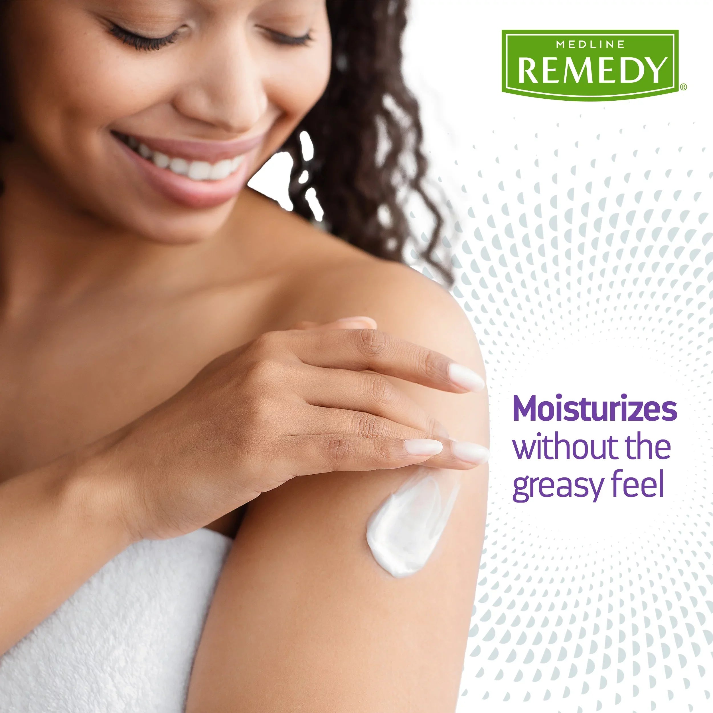 Medline Remedy Clinical Skin Cream, Vanilla Scent, 2 fl oz, 24 Count, Moisturizing Face and Body Cream