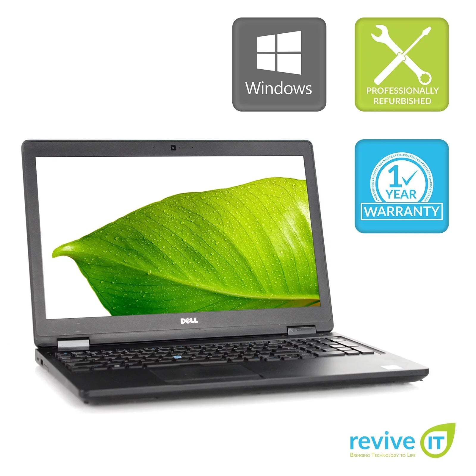Used Dell Precision 3520 15.6" Laptop Core i7 8GB 256GB SSD M.2 Integrated Graphics Win 10 Home B v.WCA