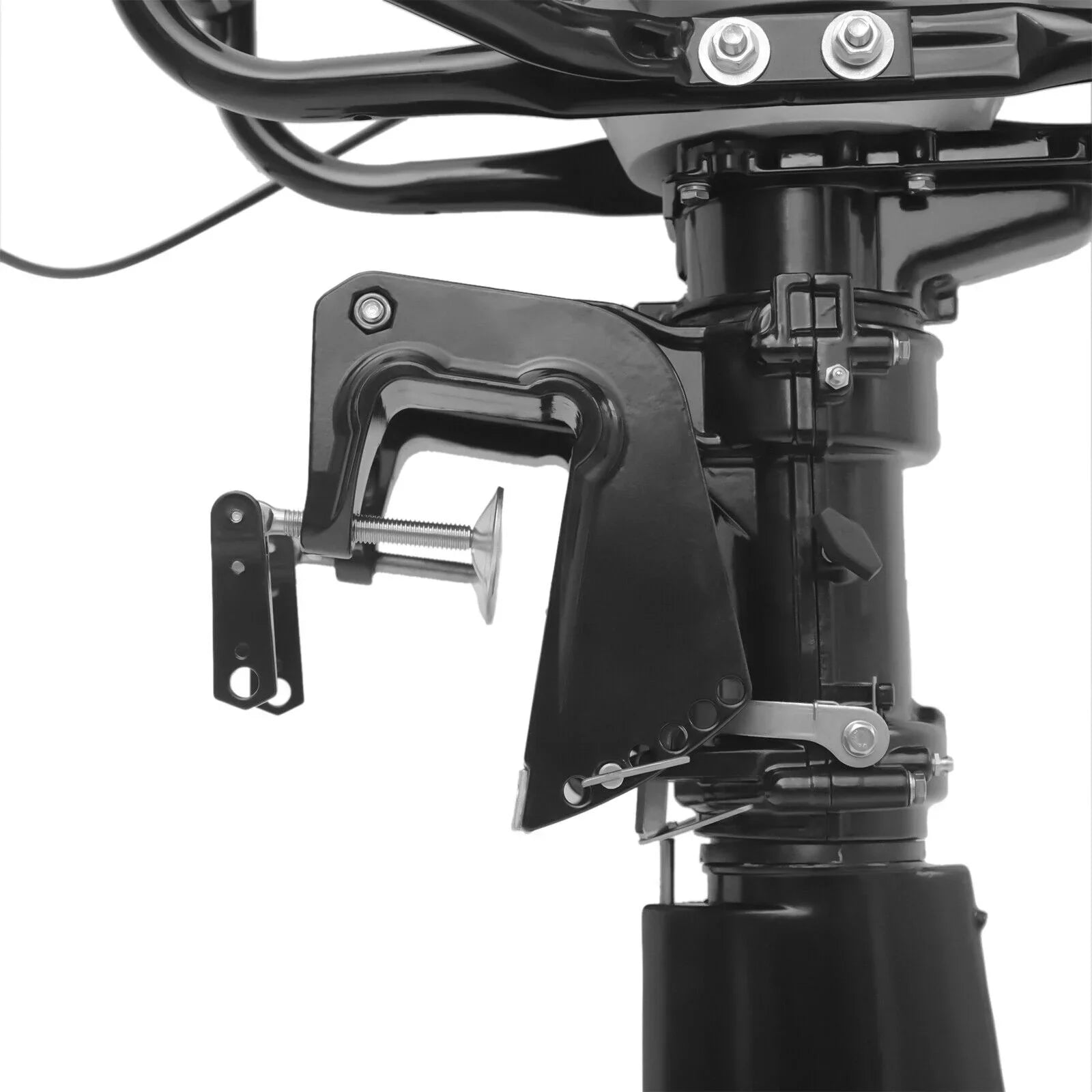 7.5 HP Heavy Duty Outboard Motor Fishing Boat Engine Water Cooling System 196CC