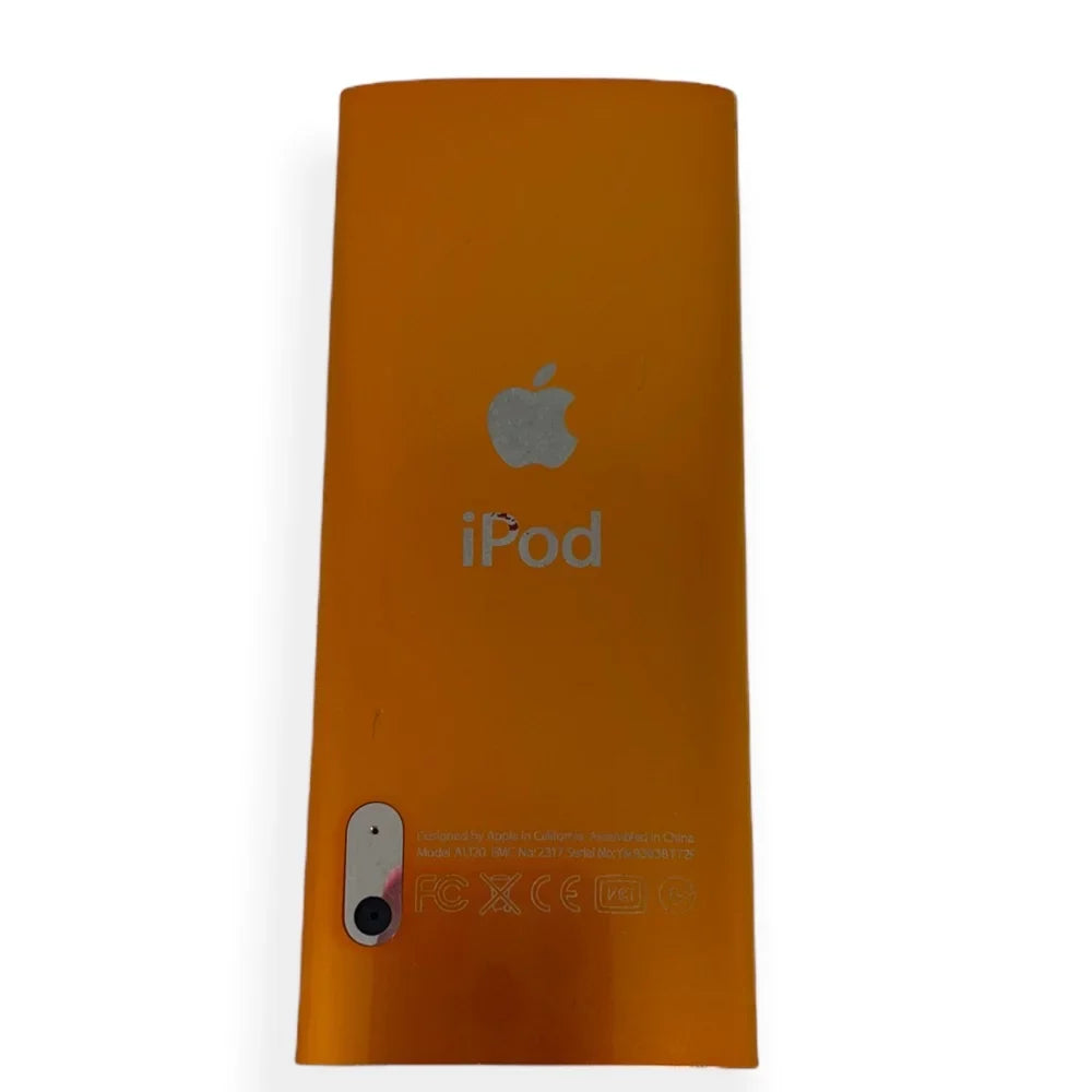 iPod Nano 5th Generation 8GB Orange Bundle, Like New, No Retail Packaging!