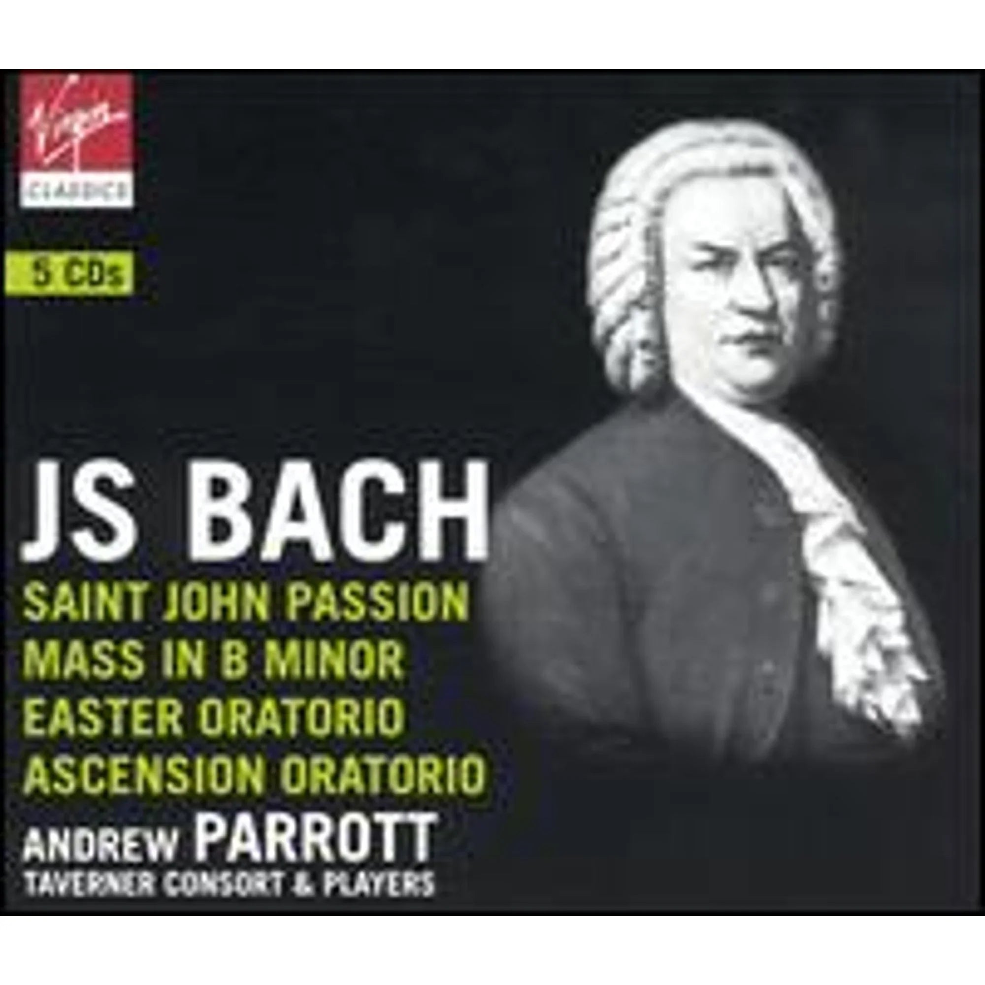 Pre-Owned Bach: St. John Passion; Mass in B Minor; Easter Oratorio; Ascension Oratorio (CD 0724356206823) by Andrew Tusa (tenor), Caroline Trevor (alto), Charles Daniels (tenor), Christian Fliegner (v