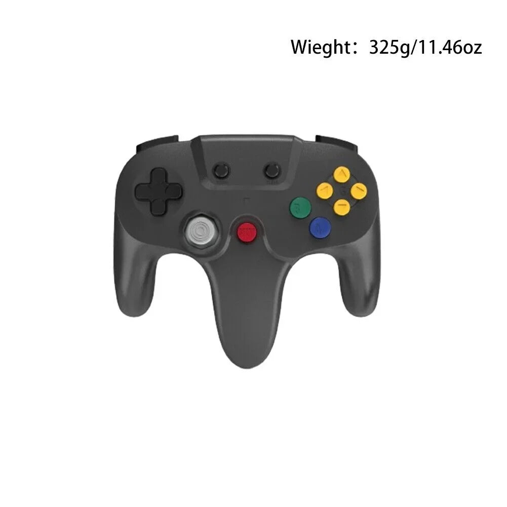 US 2.4G Wireless N64 Controller Rechargeable Gamedpad Rumble Pak for Final Point 64