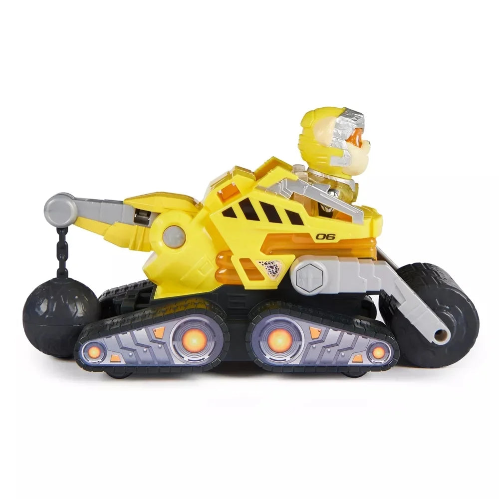 Paw Patrol: The Mighty Movie Toy Truck with Rubble Mighty Pups Action Figure
