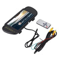 Lsaardth Car Rearview Mirror- 7inch Car Rearview Mirror LCD Auto Dimming Monitor Rear View Camera With Bracket