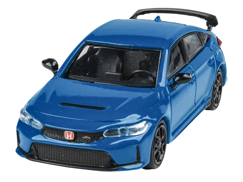 Diecast 2023 Honda Civic Type R FL5 Boost Blue Pearl 1/64 Diecast Model Car by Paragon Models