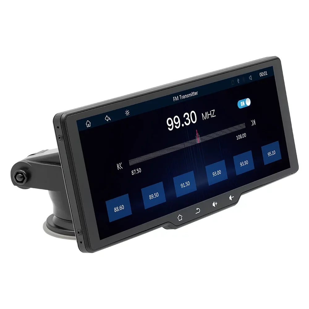 Apexeon Car Player， Portable Wireless CarPlay, Multi-language Car Video Recorder, Auto Camcorder, 10.26in Car Rearview Camera, Mobilephone APP Control