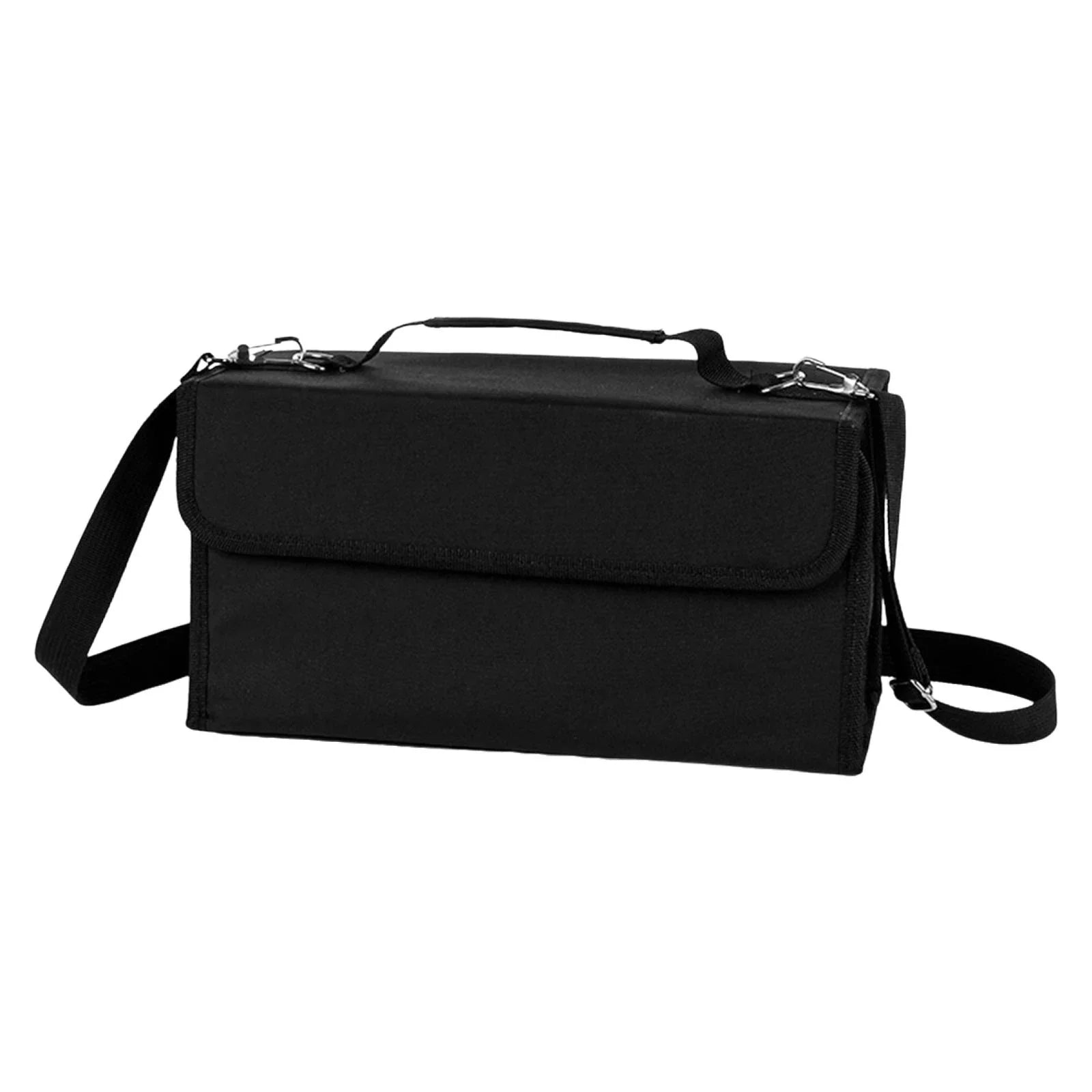 S SERENABLE Marker Carrying Case Marker Pen Case 80 Slots Portable Professional Sketch Storage Bag Pencil Case for Painter Boy Adult Girl