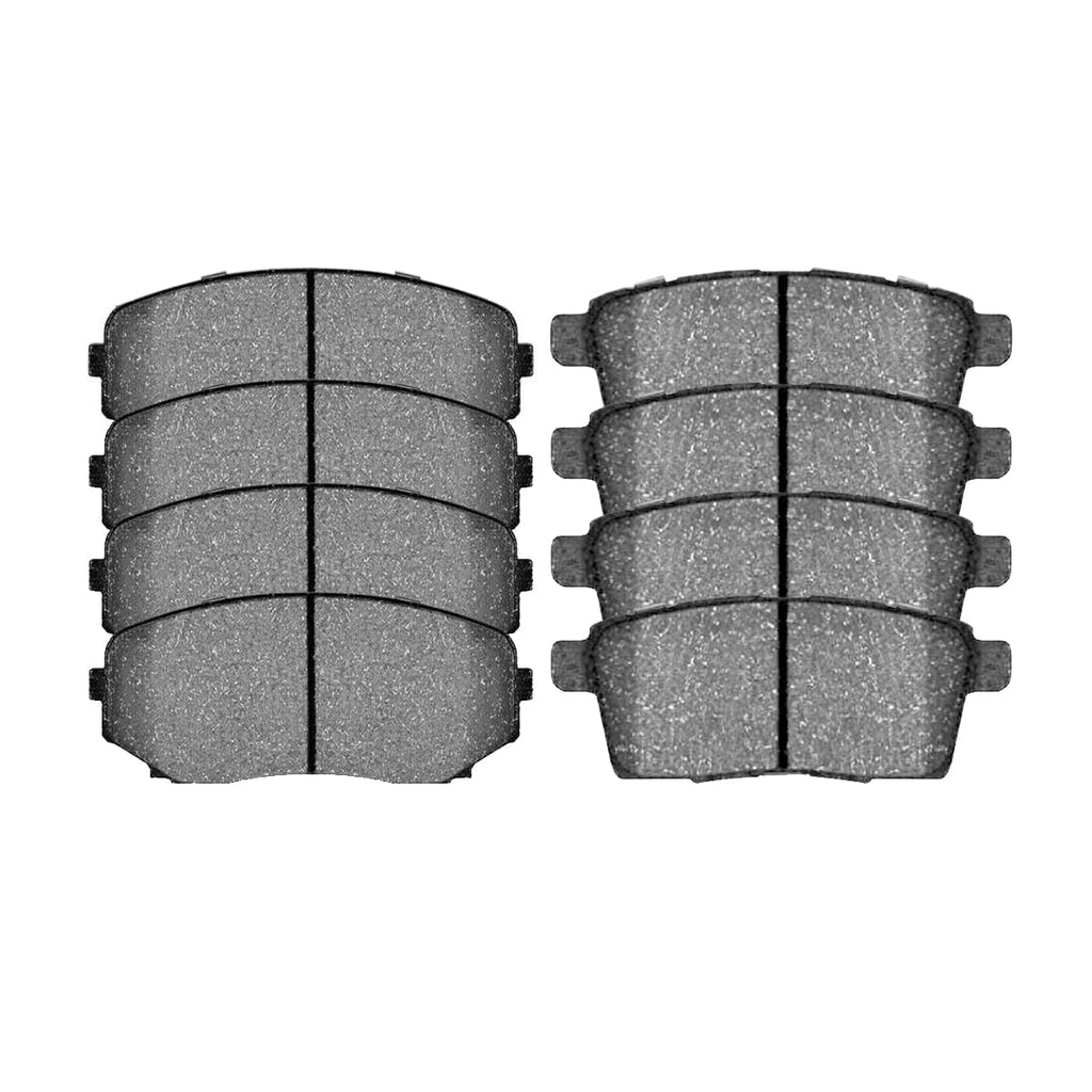 AutoShack Front and Rear Ceramic Brake Pads Kit People for 2007 2008 2009 2010 Ford Edge 2007-2010 2011 2012 Mazda CX-7 2007-2014 2015 CX-9 2007-2010 Lincoln MKX 2.3L 2.5L 3.5L 3.7L V6 AWD FWD