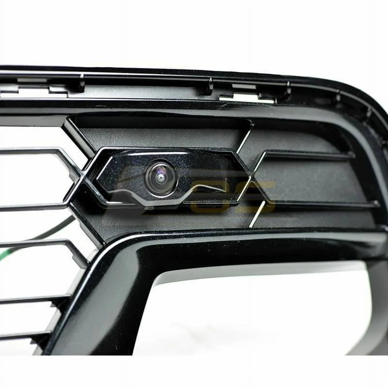 Extreme Online Store Individuals for 2014-2019 Chevrolet Corvette C7 All Models | GM Factory Z06 Style Painted Carbon Flash Metallic Front Bumper Lower Grille Cover (with Front Camera Bracket)