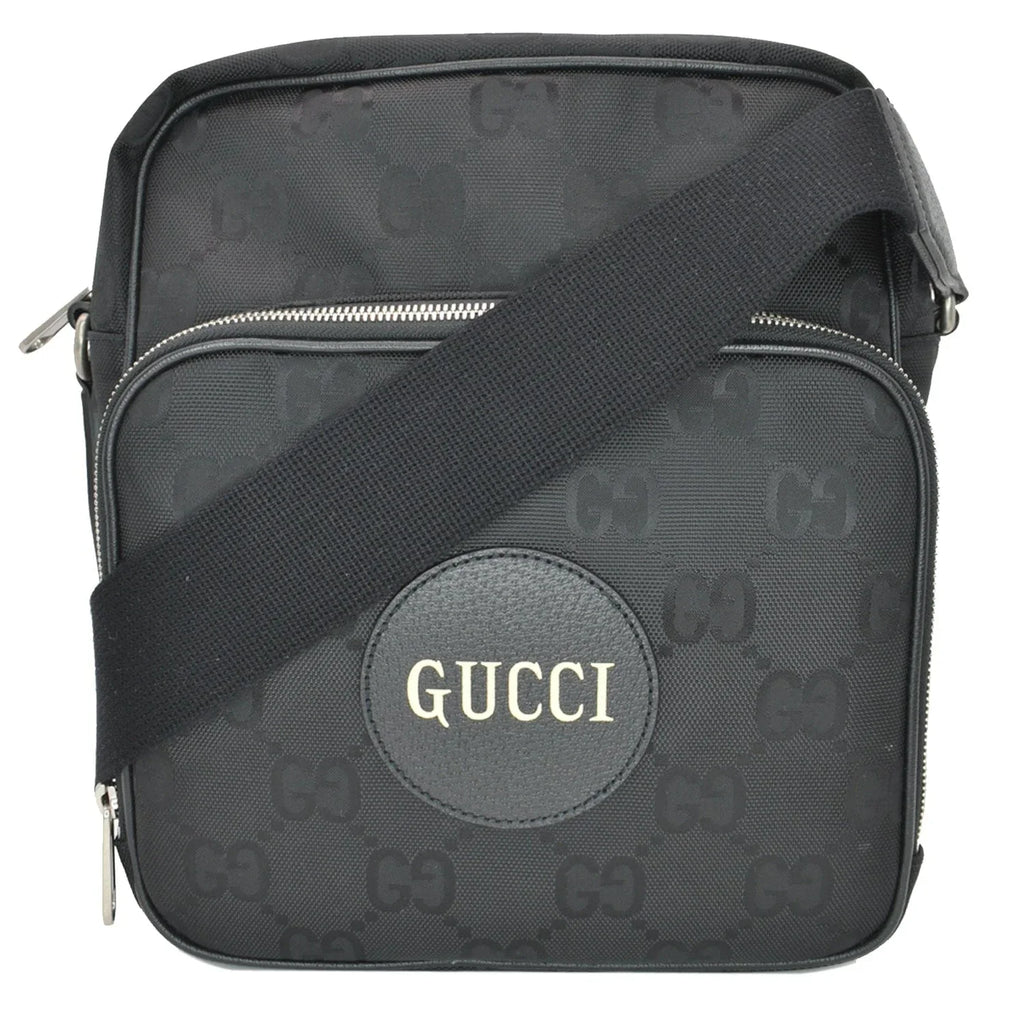 Pre-owned GUCCI Off The Grid GG Monogram Nylon Shoulder Bag Midnight 625858