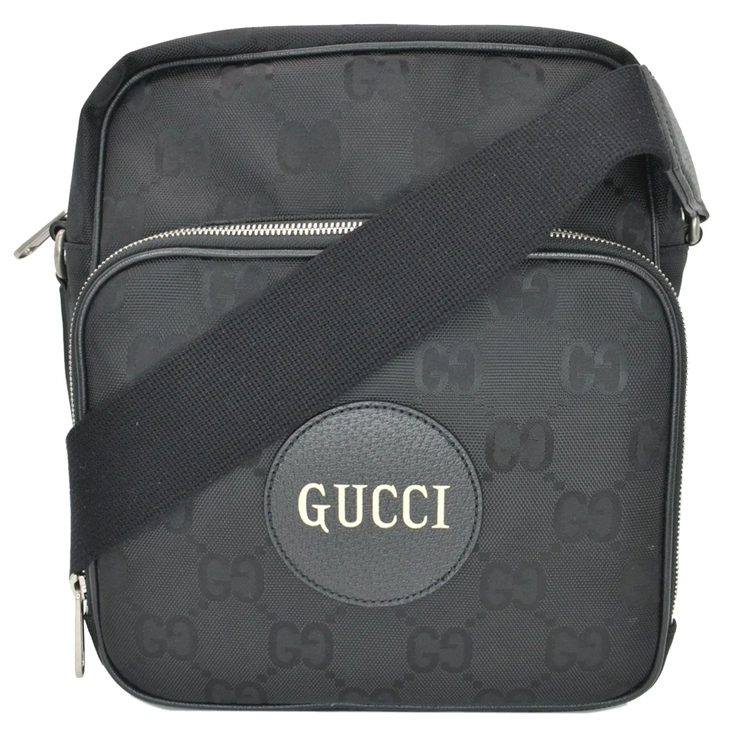 Pre-owned GUCCI Off The Grid GG Monogram Nylon Shoulder Bag Midnight 625858