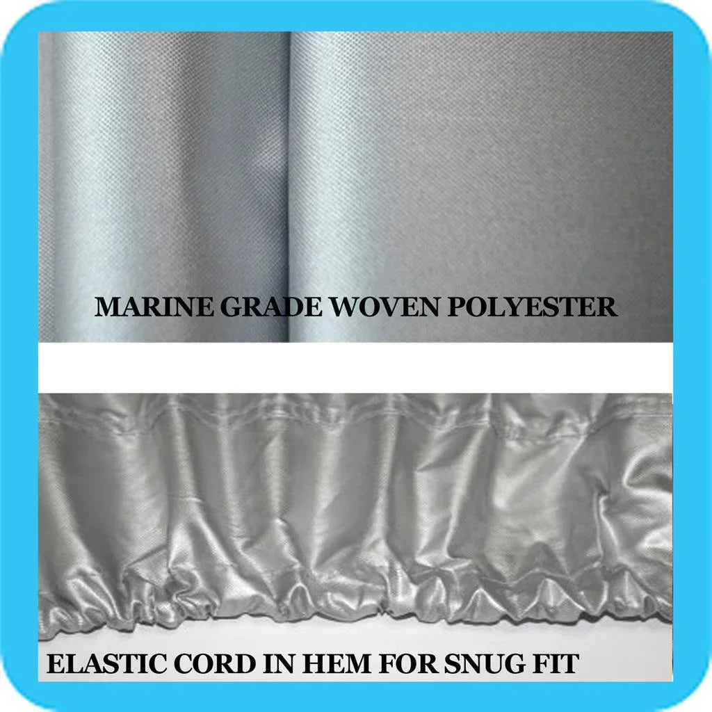 Jet Ski Cover Compatible for Yamaha VX DELUXE (VX1100AN) (VX1100BN) 2014 Waverunner 420 Denier STORAGE COVER