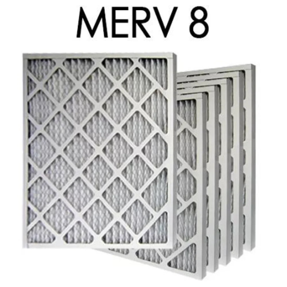12x12x1 MERV 8 Pleated Air Filter 6PK | 11.75x11.75x.75 - Actual Size
