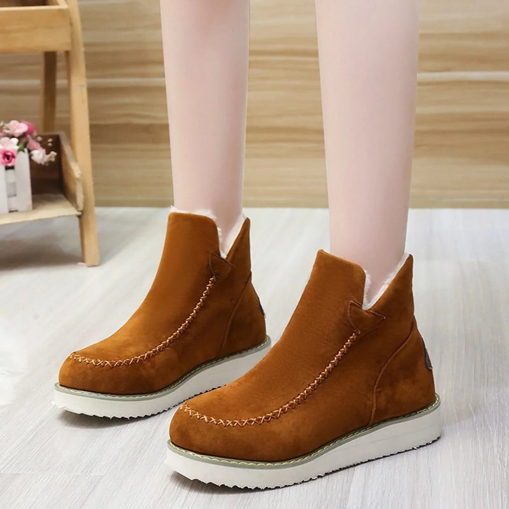 WANYNG And Fashion Shoes Boots Snow Winter Cotton Casual Individuals Warm Boots Short People Boots Individuals Booties Heel Individuals Heels Wide Width