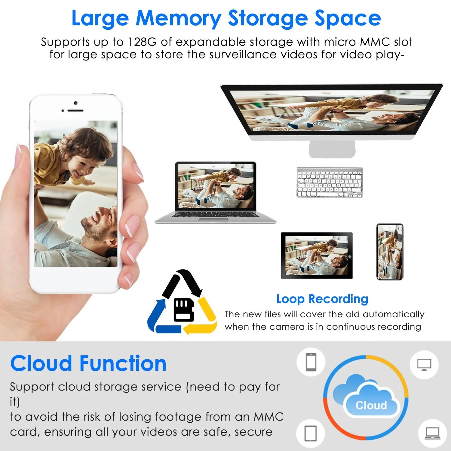 Electric Security Surveillance Camera iMounTEK 1080P FHD Wireless E27 WiFi Bulb Camera 360 Degree Panoramic Motion Tracking Alarm Two-Way Audio Night Vision APP Control