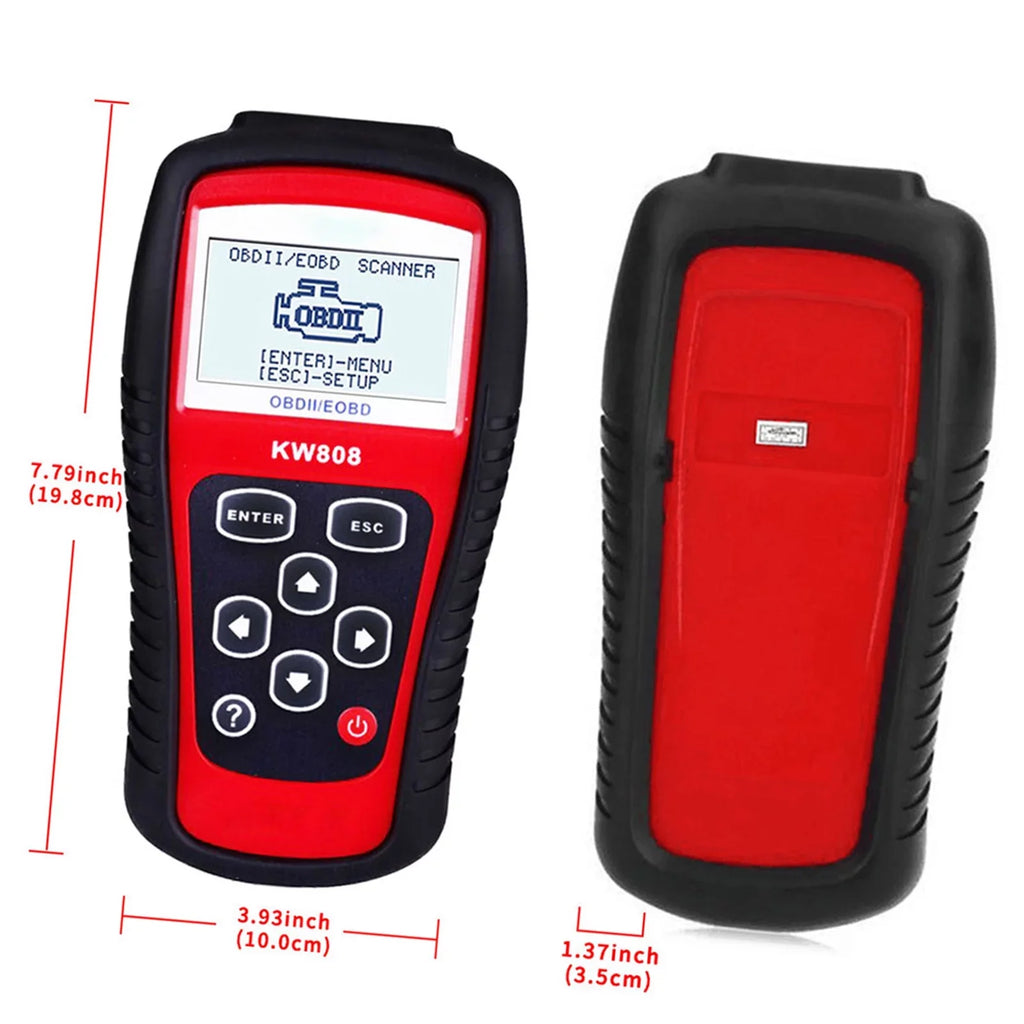 Mixfeer OBDII / EOBD Cars Code Reader and Auto Scanner Detection Decoder KW808