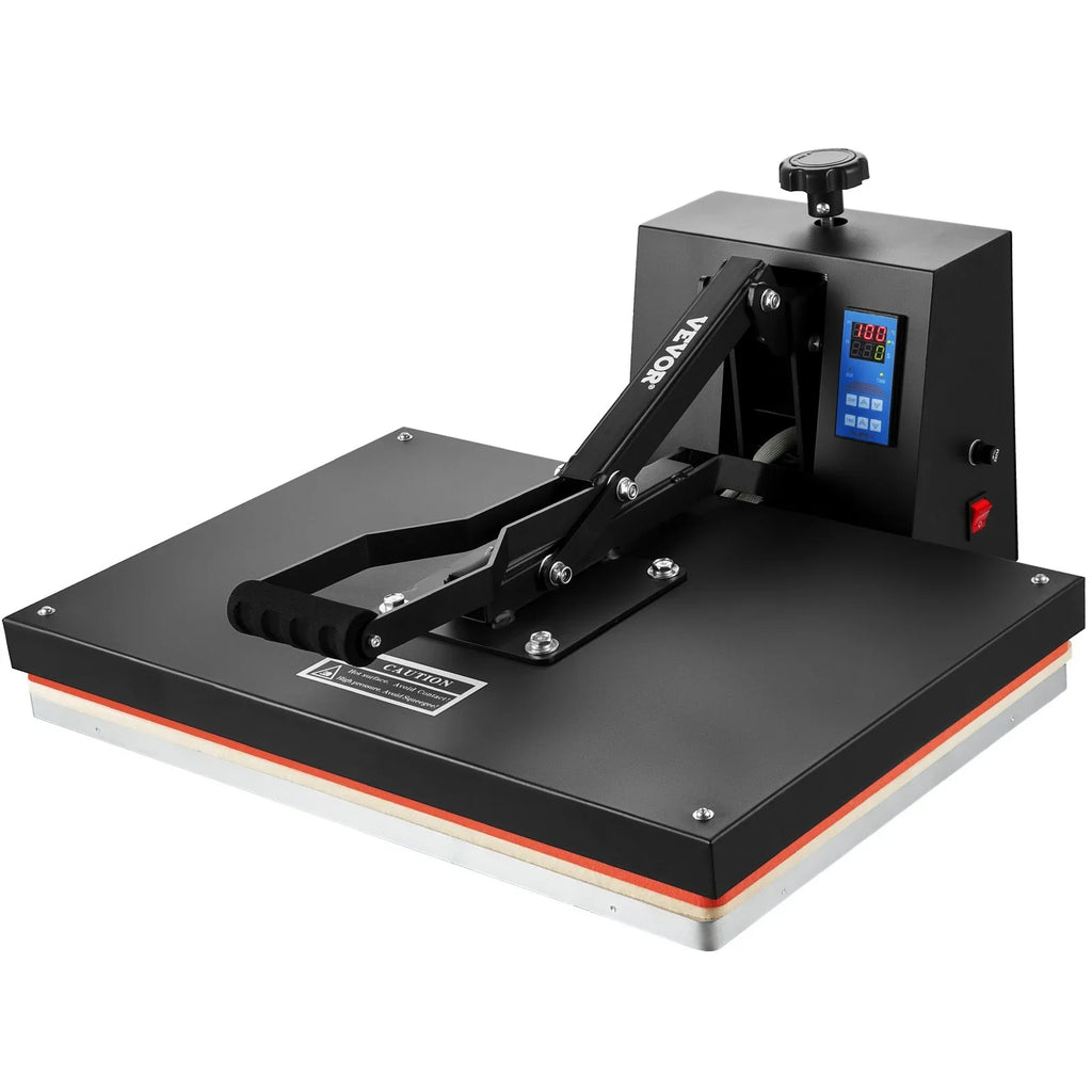 VEVOR 16x24 Heat Press Machine 1700W Power, Industrial Sublimation Printer for TShirt and Heat Transfer Vinyl, Easy to Use Digital Heat Press Ebony