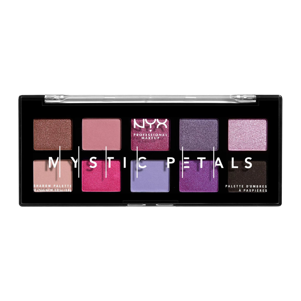 NYX Professional Makeup Mystic Petals Eyeshadow Palette, Midnight Orchid