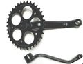 BGF Midnight 80cc Gas Engine Motor Bike- 3pc Wider Pedal Crank Arm (1.25" Bearing Cup)