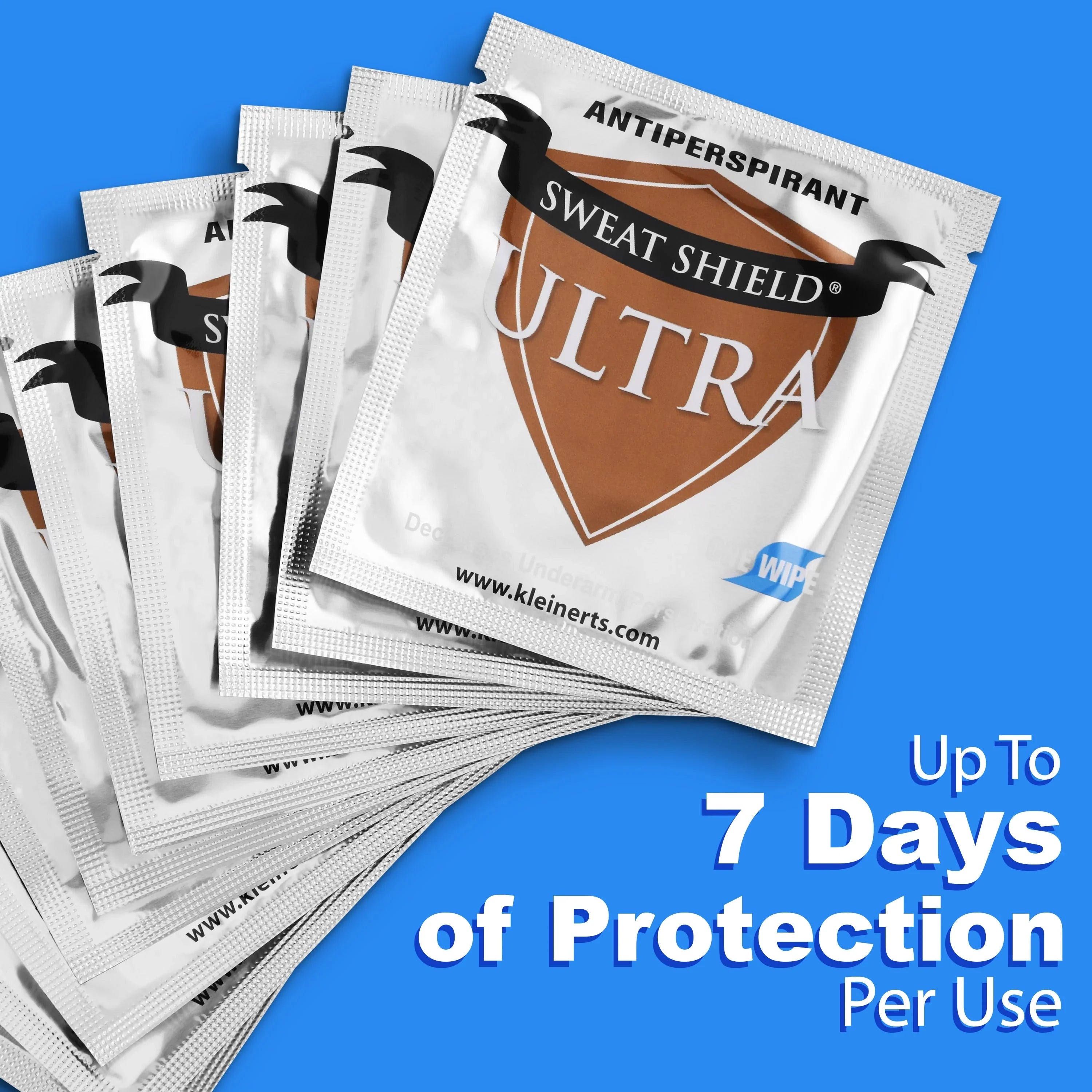 Sweat Shield Ultra Antiperspirant Wipes. Stop Sweating & Odor For Up To 7 Days. 20 Week Supply- Doctor Termination
