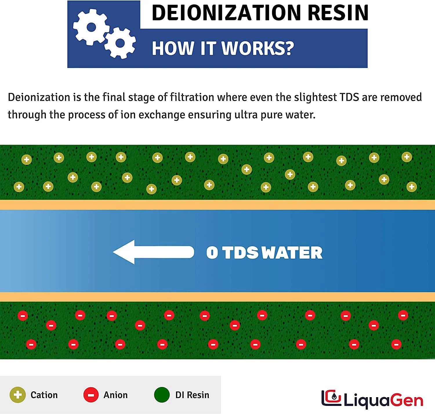 2 Pack Individuals Inline Deionization (DI) Canisters for Universal RO/DI Systems - 1/4" Inlets | Engineered for Zero TDS Ultrapure Water | Easy Filter Change