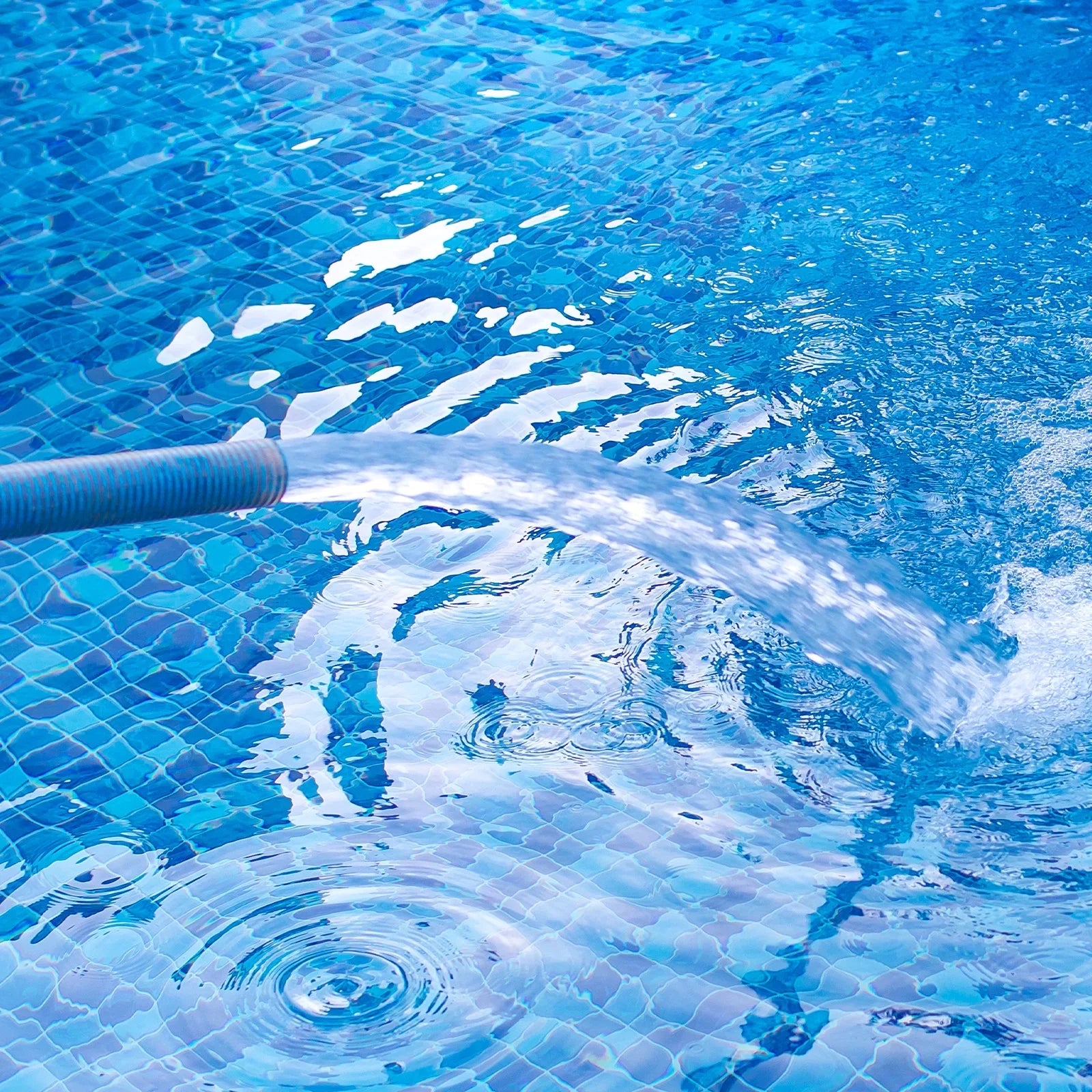 Backwash Hose 2" Dia 25ft 0.3MPa High Pressure PVC Reinforced Discharge Hoses for Swimming Pool