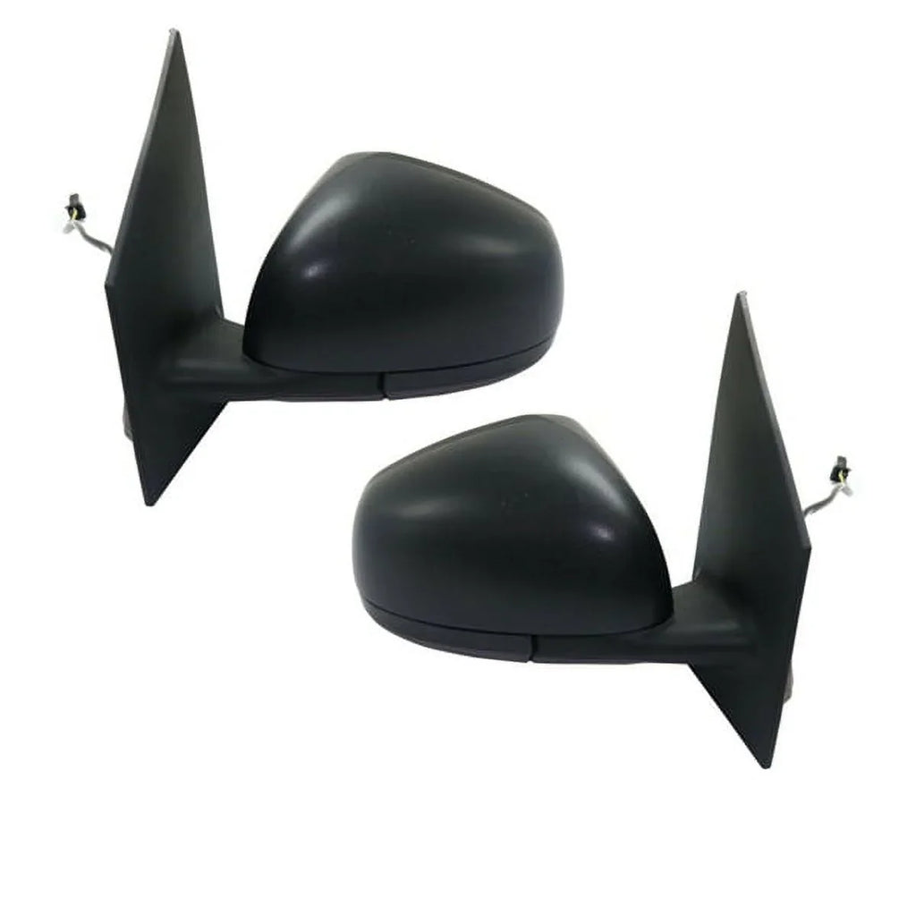 For 16 17 18 Smart Fortwo Rear View Mirror Assembly Power Heat Textured Set Pair