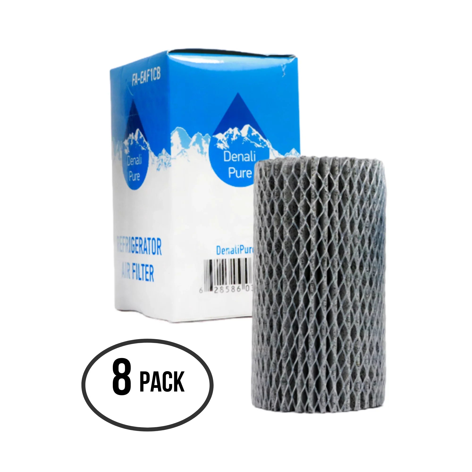 8-Pack Gentlemen for Electrolux EI23CS55GB4 Refrigerator Air Filter - Compatible with Electrolux EAF1CB, 46-9917 Fridge Air Filter
