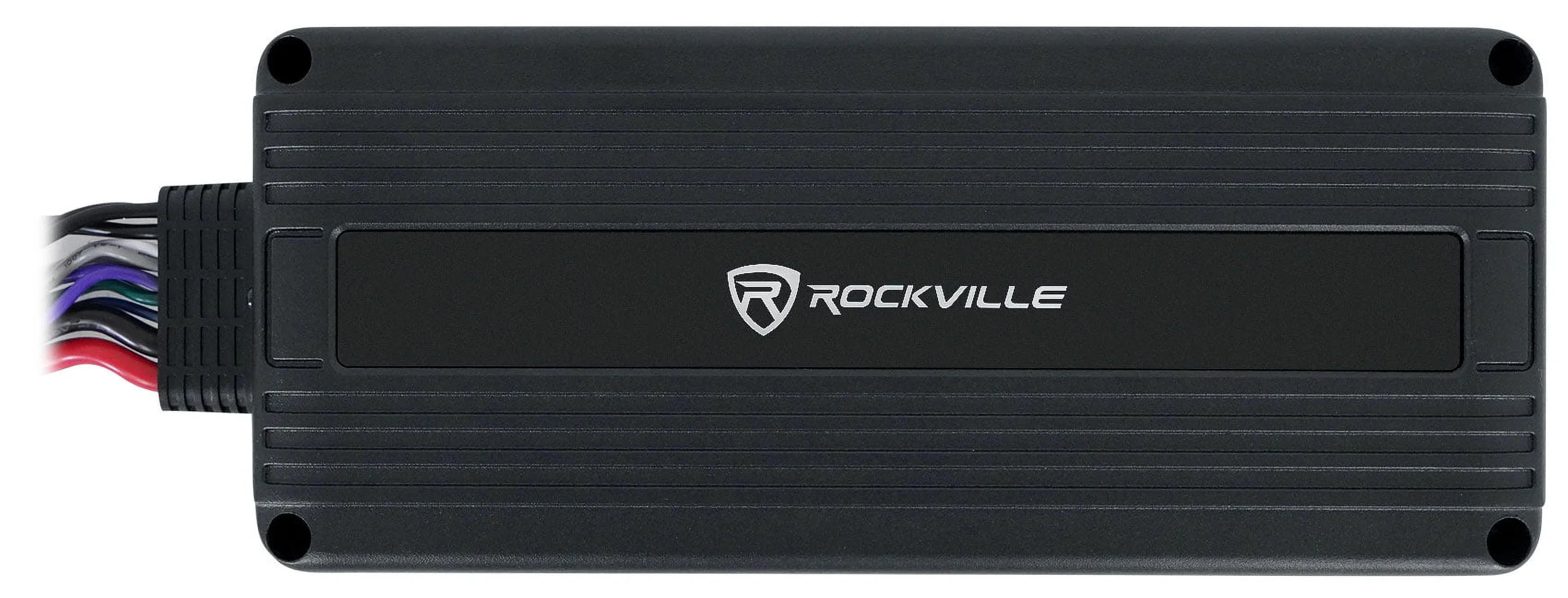 Pair Memphis Audio RNGR65FE Pods+LED Tower Speakers+Amp For 2018+ Polaris Ranger