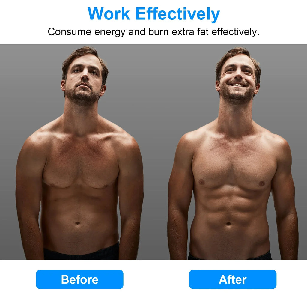 iMounTEK Muscle Stimulator Workout Individuals Abdominal Toning Belt ABS Training Fitness People Waist Trimmer Belt, 6 Modes, 18 Intensity Levels, Home Office People