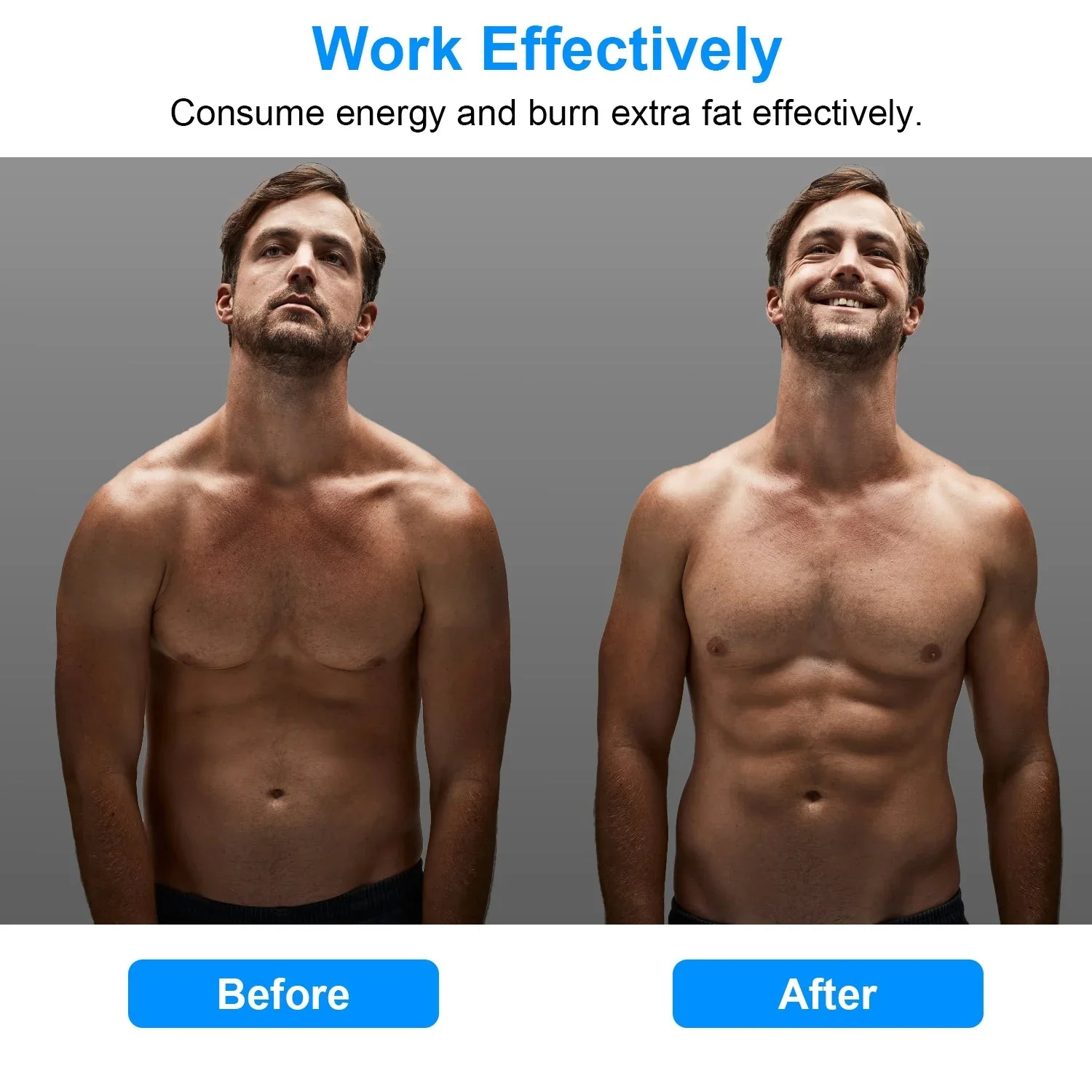 iMounTEK Muscle Stimulator Workout Individuals Abdominal Toning Belt ABS Training Fitness People Waist Trimmer Belt, 6 Modes, 18 Intensity Levels, Home Office People