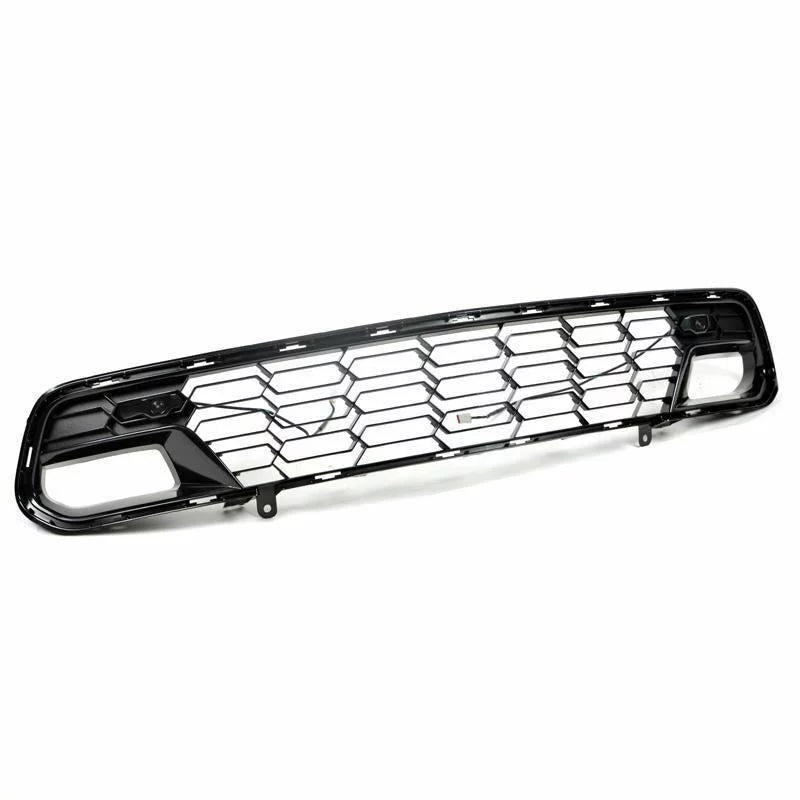 Extreme Online Store Individuals for 2014-2019 Chevrolet Corvette C7 All Models | GM Factory Z06 Style Painted Carbon Flash Metallic Front Bumper Lower Grille Cover (with Front Camera Bracket)