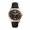 Fossil Heritage Automatic Ebony Eco Leather Watch