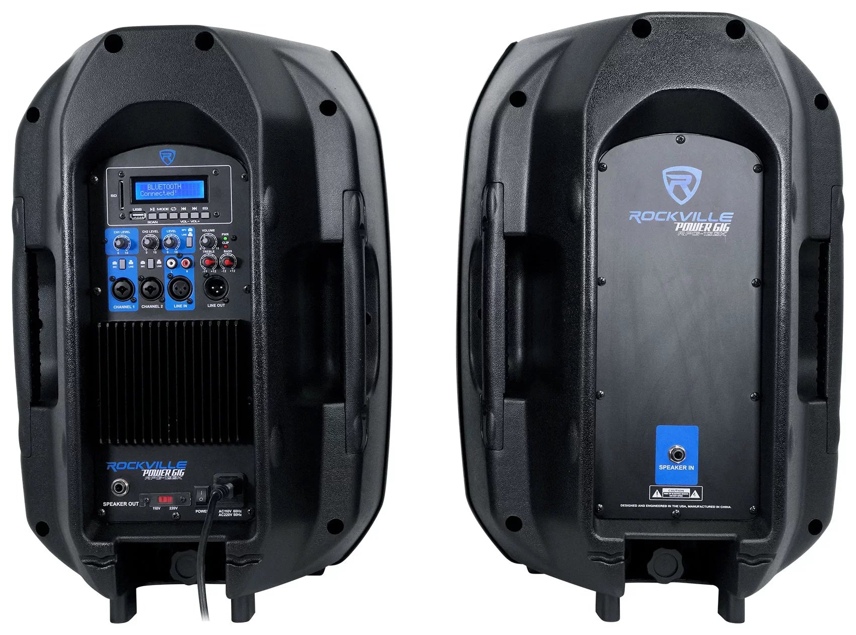 Rockville Dual 12" Android/iphone/ipad/Laptop/Tablet Pro Karaoke Machine/System