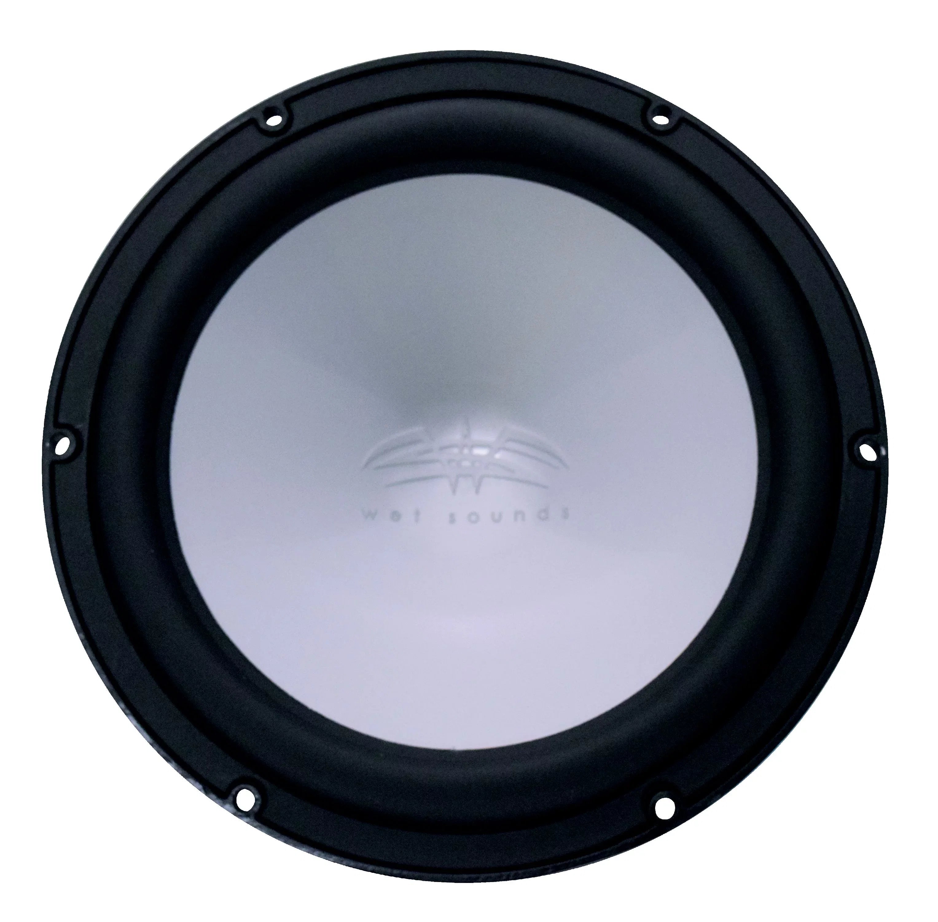 Wet Sounds REVO10 High Power S4-B Revo 10" Sub with LED Ring & Grill - Ebony Subwoofer & Dark Closed Face SW Grill