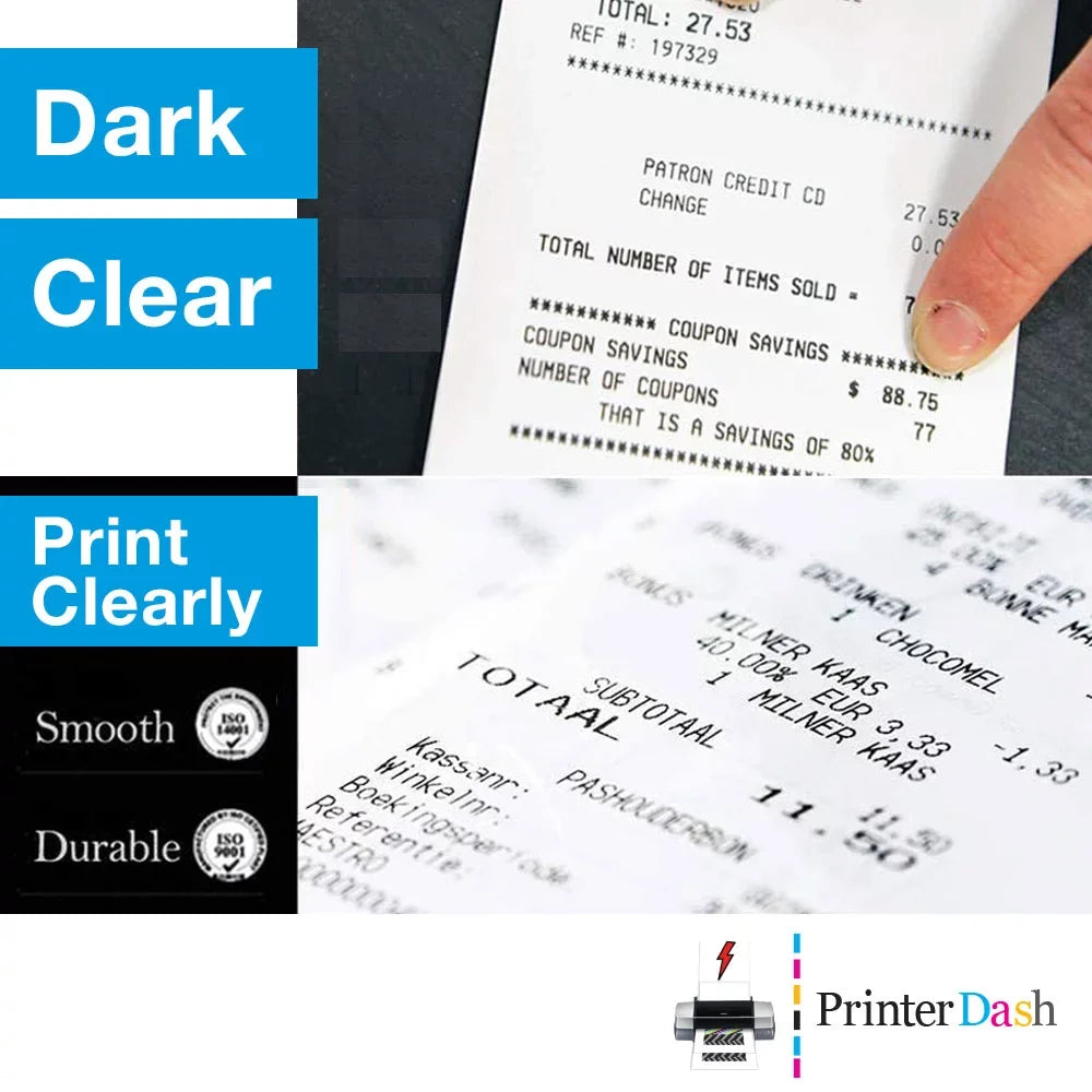 PrinterDash Compatible People for Star-Micronics MP-200 Series/MP-235/MP-242/MP-292/MP-512/SP-200 Series/SP-212/SP-242/SP-500/SP-2000 Dark P.O.S. Printer Ribbons (6/PK) (RC-002B)