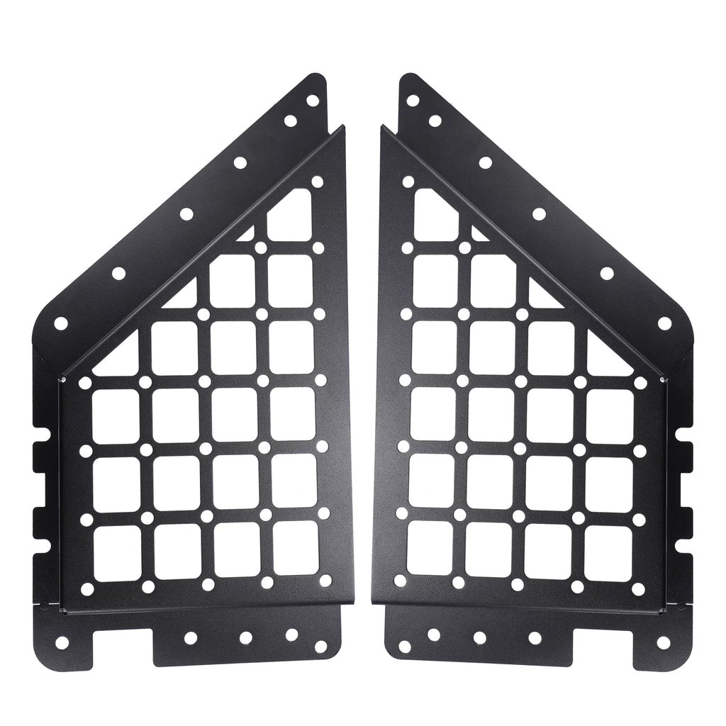1 Pair Rear Door Storage Pockets Panels Metal Organizer Box for Ford Bronco 6th 4 Door 2021 2022 Accessories
